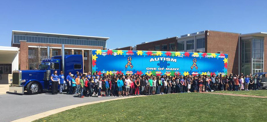 Autism Truck "One of Many"